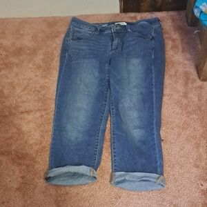 Sonoma Womens Light Jean Capris Size 10.
